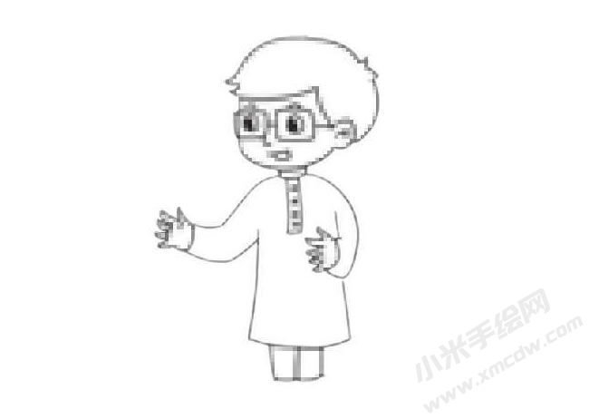 律師簡(jiǎn)筆畫(huà)繪制步驟08.jpg
