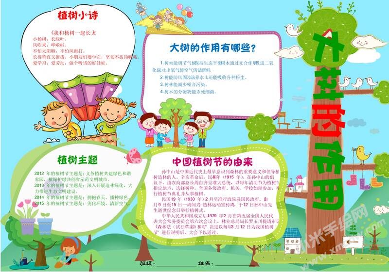 大樹的作用手抄報模板01.jpeg