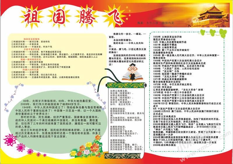 祖國(guó)騰飛手抄報(bào)模板有字版.jpeg
