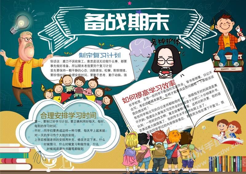 備戰(zhàn)期末手抄報模板01.jpg