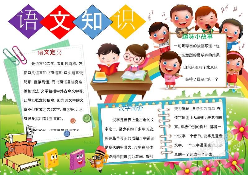 語文知識手抄報模板02.jpg