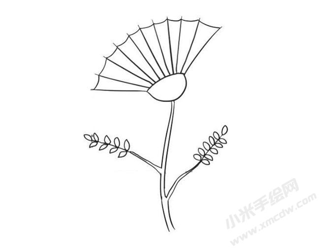 合歡花簡(jiǎn)筆畫法步驟09.jpg