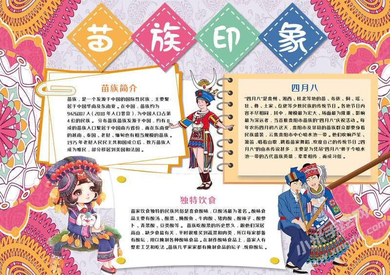 苗族印象手抄報模板02.jpeg