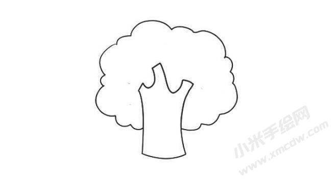 蘋果樹(shù)簡(jiǎn)筆畫繪制步驟02.jpg