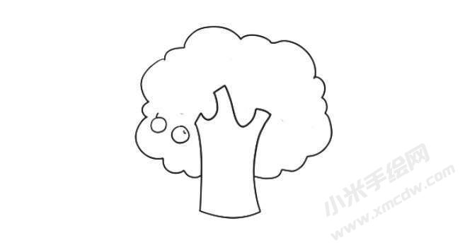 蘋果樹(shù)簡(jiǎn)筆畫繪制步驟04.jpg