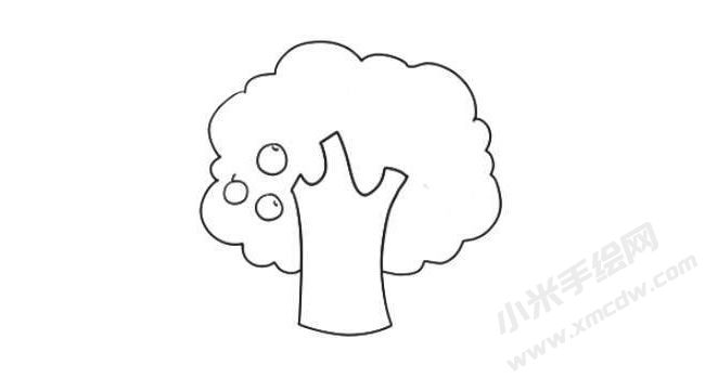 蘋果樹(shù)簡(jiǎn)筆畫繪制步驟05.jpg