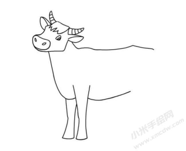 牛的簡(jiǎn)筆畫分步繪制圖示04.jpg
