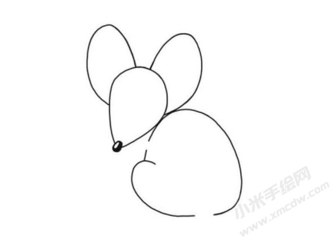 老鼠簡(jiǎn)筆畫分步繪制圖示03.jpg