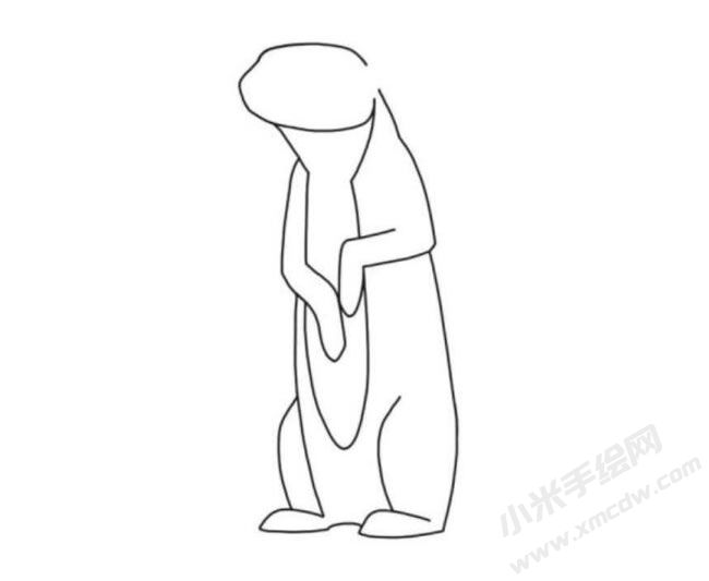 黃鼠狼簡筆畫分步繪制圖示05.jpg