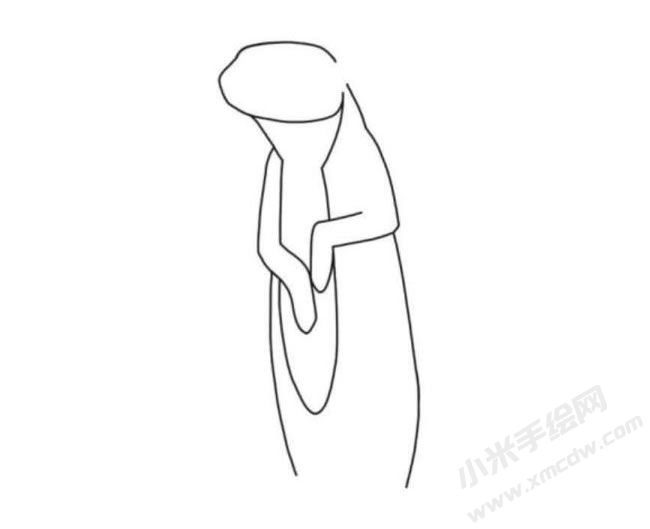 黃鼠狼簡筆畫分步繪制圖示04.jpg
