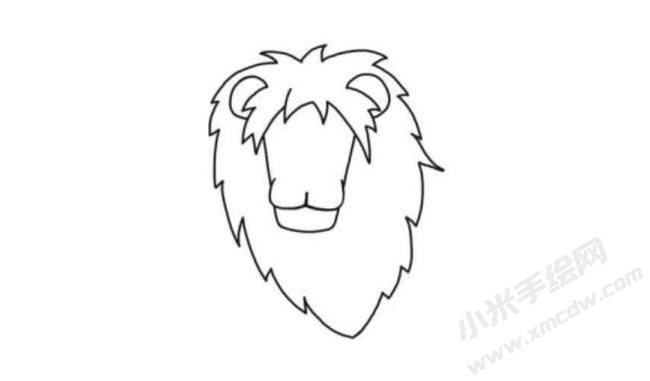 雄獅簡(jiǎn)筆畫分步繪制圖示02.jpg