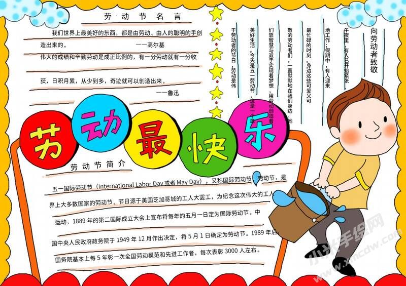 勞動最快樂手抄報模板有字版.jpg