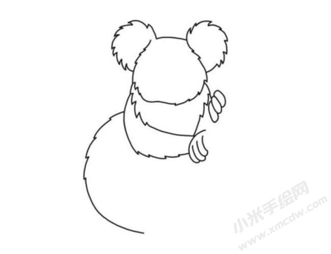 考拉簡(jiǎn)筆畫分步繪制圖示03.jpg