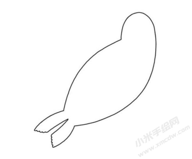 海豹簡筆畫分步繪制圖示03.jpg