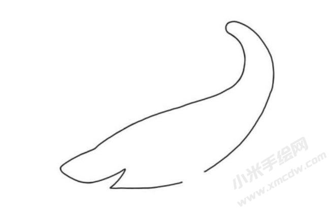 鯊魚簡筆畫分步繪制圖示01.jpg