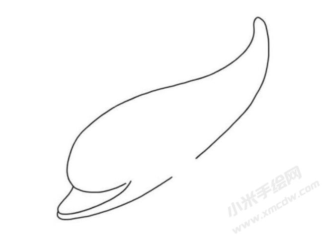 海豚簡筆畫分步繪制圖示03.jpg