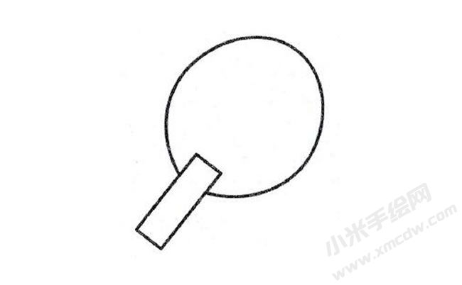 兵乓球拍簡(jiǎn)筆畫法步驟02.jpg