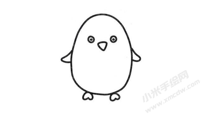 企鵝簡(jiǎn)筆畫(huà)分步繪制圖示05.jpg