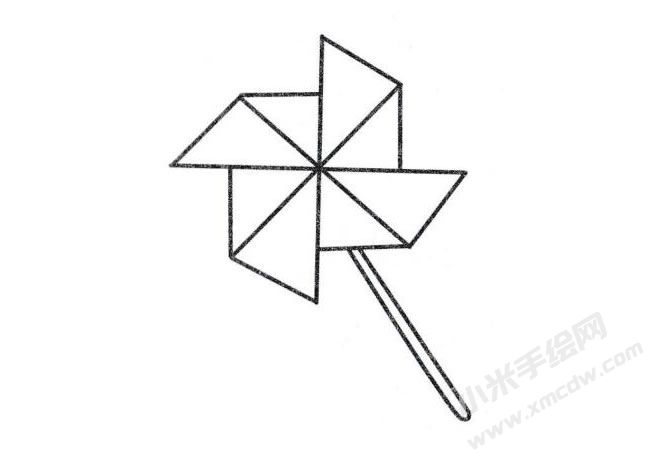 風(fēng)車簡(jiǎn)筆畫分步繪制圖示05.jpg