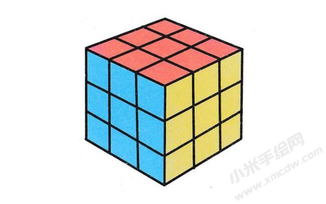 魔方簡(jiǎn)筆畫(huà)分步繪制圖示06.jpg