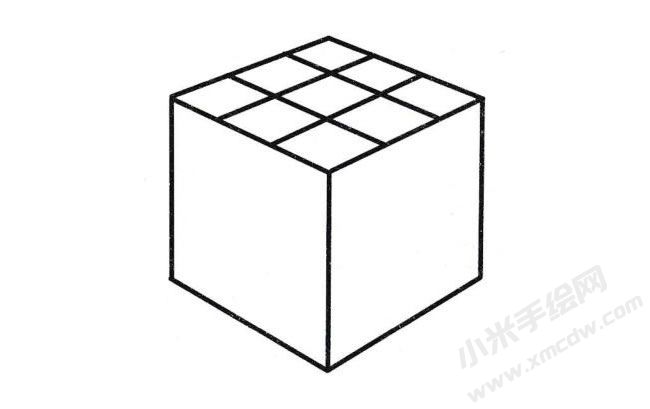 魔方簡(jiǎn)筆畫(huà)分步繪制圖示04.jpg