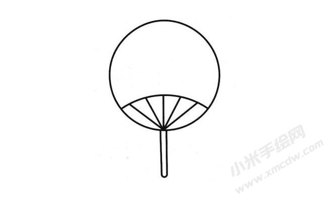 扇子簡(jiǎn)筆畫(huà)分步繪制圖示03.jpg