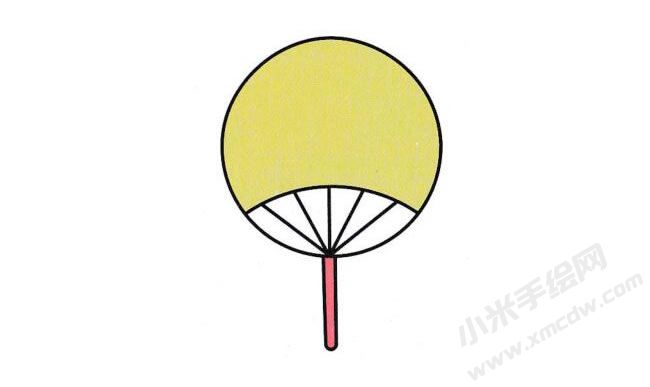 扇子簡(jiǎn)筆畫(huà)分步繪制圖示04.jpg
