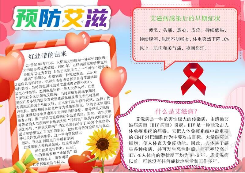 預(yù)防艾滋手抄報模板有字版.jpg