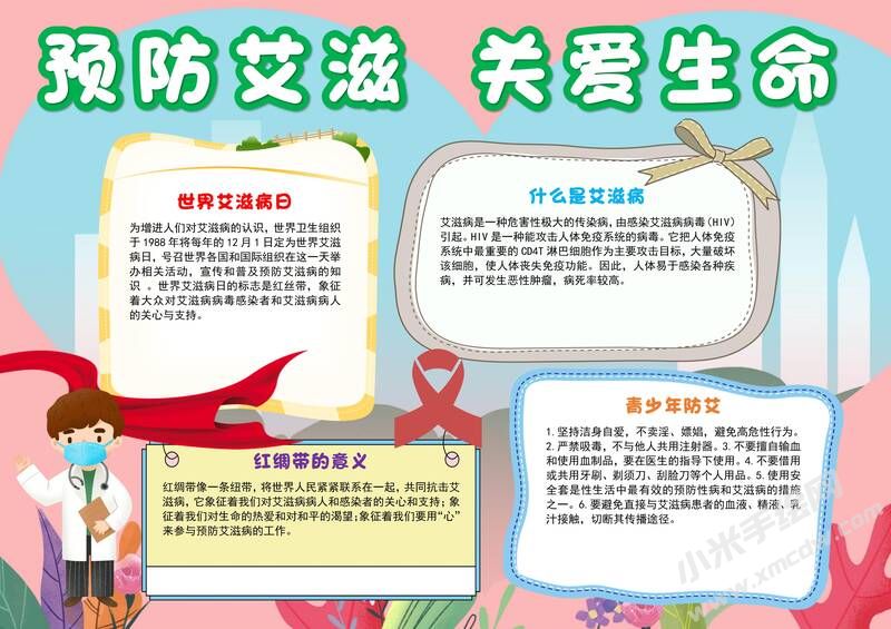 預(yù)防艾滋關(guān)愛生命小報(bào)模板有字版.jpg