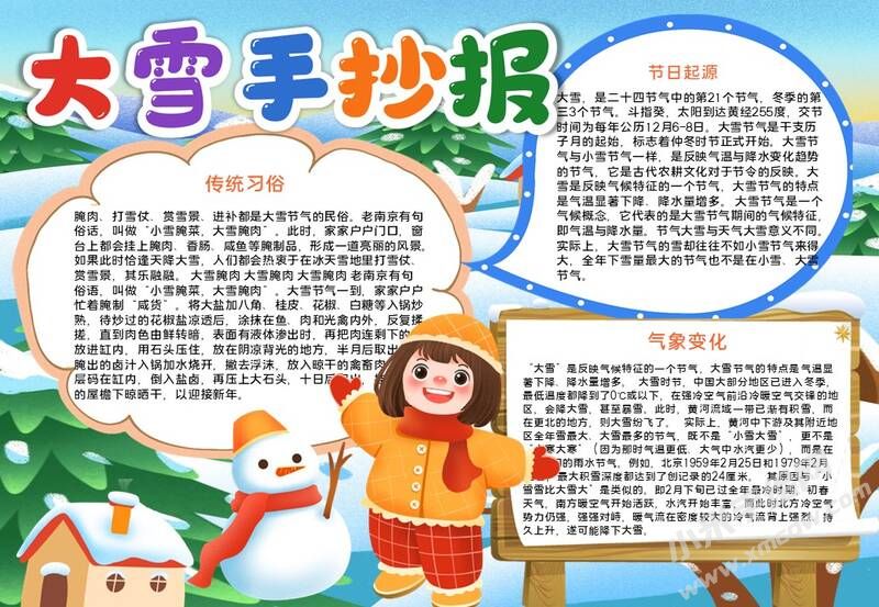 大雪手抄報(bào)模板有字版（第一版）.JPG