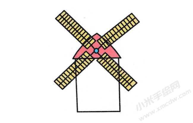 大風(fēng)車簡(jiǎn)筆畫(huà)分步繪制圖示06.jpg