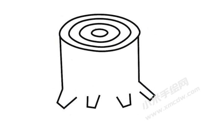 樹墩簡(jiǎn)筆畫分步繪制圖示04.jpg