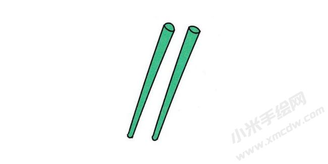筷子簡筆畫分步繪制圖示04.jpg