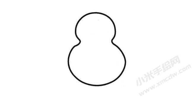 雪人簡(jiǎn)筆畫分步繪制圖示01.jpg