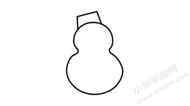 雪人簡(jiǎn)筆畫分步繪制圖示02.jpg