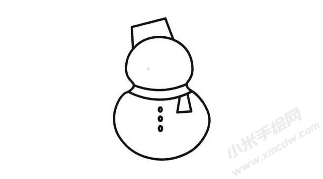雪人簡(jiǎn)筆畫分步繪制圖示03.jpg
