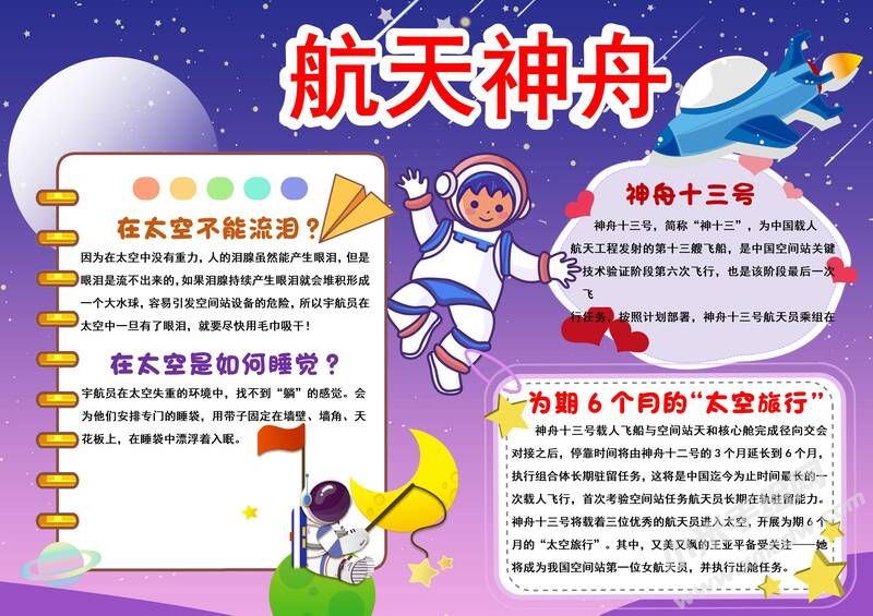 航天神舟手抄報(bào)模板有字版.jpg