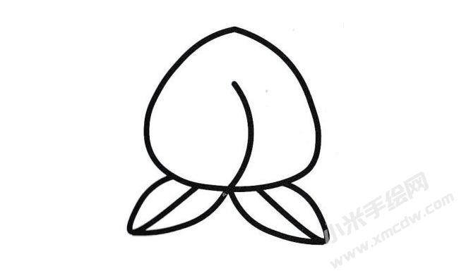 桃子簡(jiǎn)筆畫(huà)分步繪制圖示03.jpg