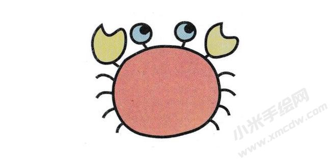 螃蟹簡(jiǎn)筆畫分步繪制圖示04.jpg