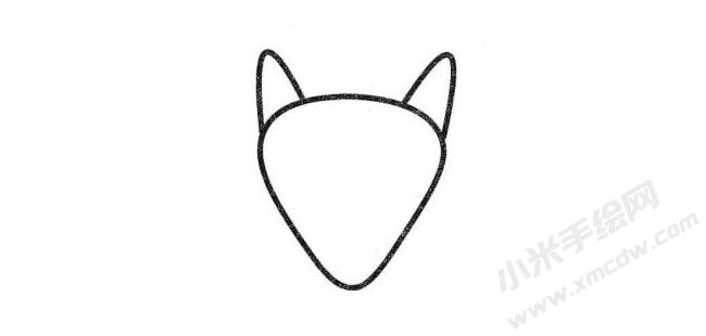 簡(jiǎn)筆畫狐貍分步畫法圖示02.jpg