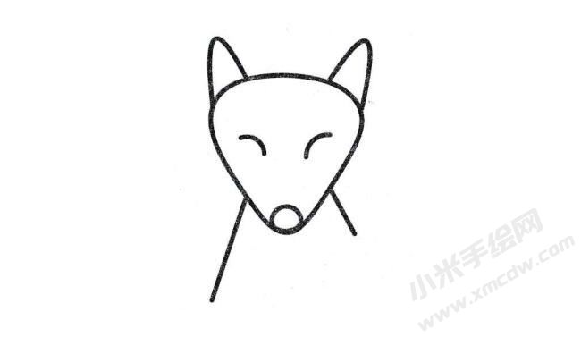 簡(jiǎn)筆畫狐貍分步畫法圖示04.jpg