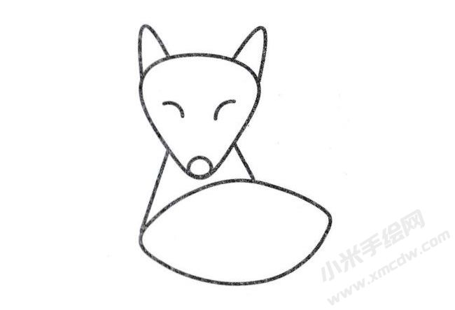 簡(jiǎn)筆畫狐貍分步畫法圖示05.jpg