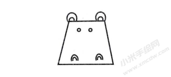 簡(jiǎn)筆畫河馬畫法步驟圖示02.jpg