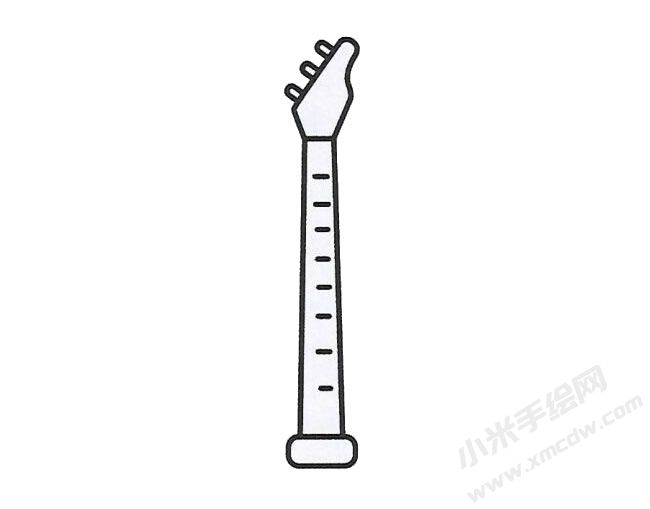 簡筆畫吉他畫法步驟圖示02.jpg