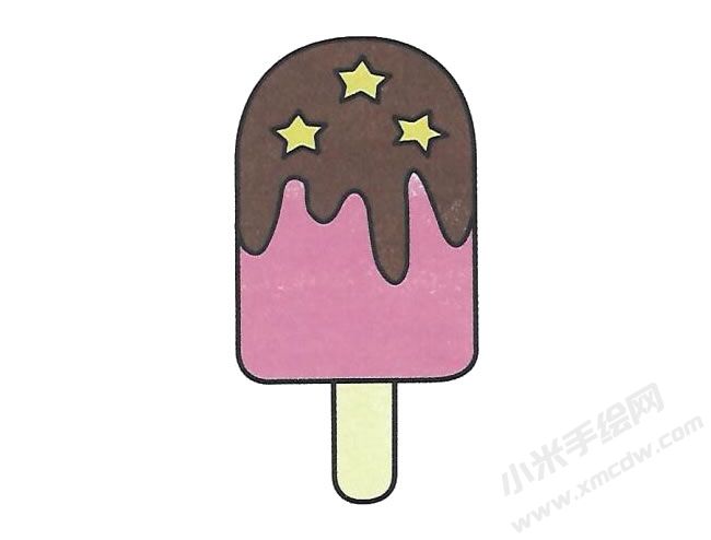 雪糕簡筆畫繪制步驟圖示04.jpg