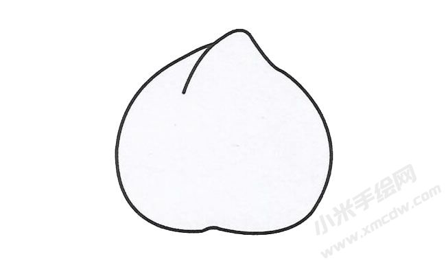 簡(jiǎn)筆畫桃子手繪步驟圖示01.jpg