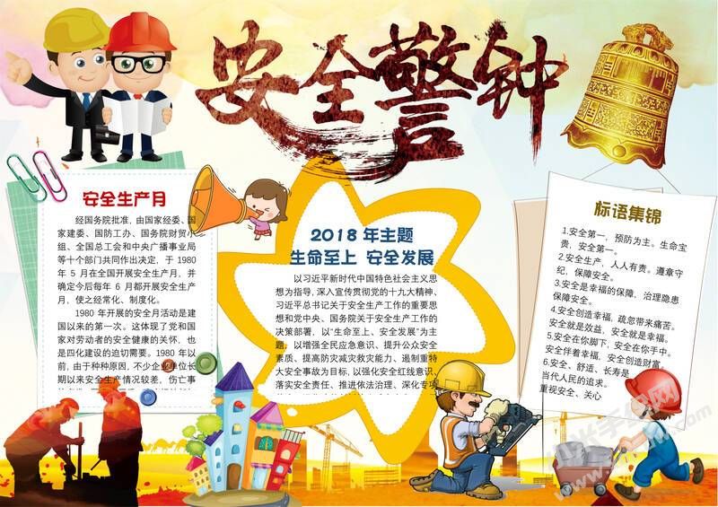 安全生產(chǎn)警鐘手抄報模板有字版.jpg