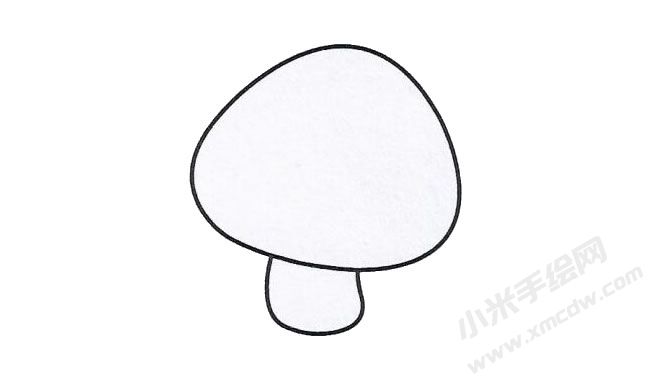 簡(jiǎn)筆畫蘑菇繪制步驟圖示01.jpg