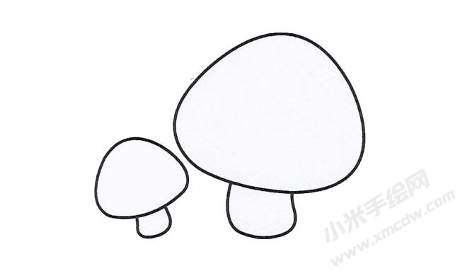 簡(jiǎn)筆畫蘑菇繪制步驟圖示02.jpg