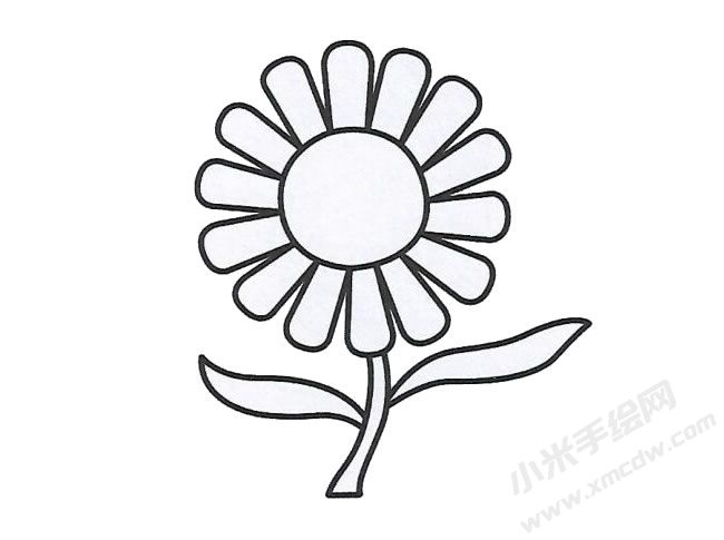 簡筆畫雛菊畫法步驟圖示03.jpg